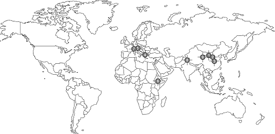 Projects map